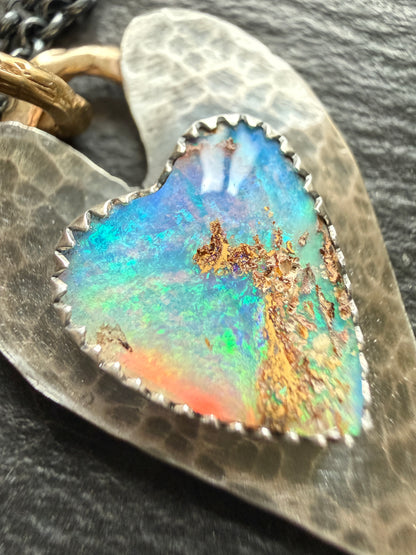 Heart Opal Pendant