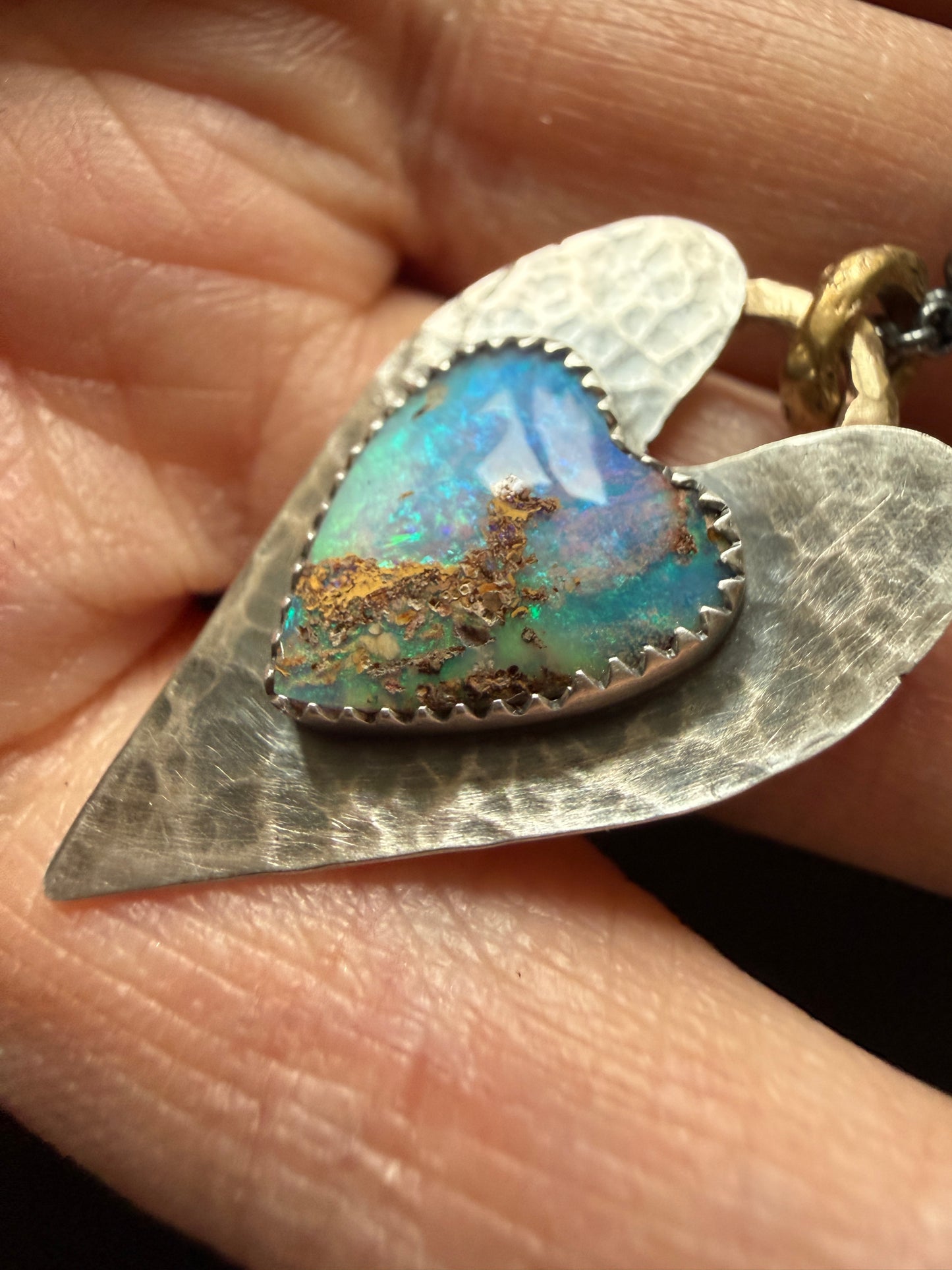 Heart Opal Pendant