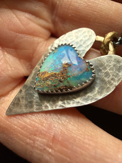 Heart Opal Pendant