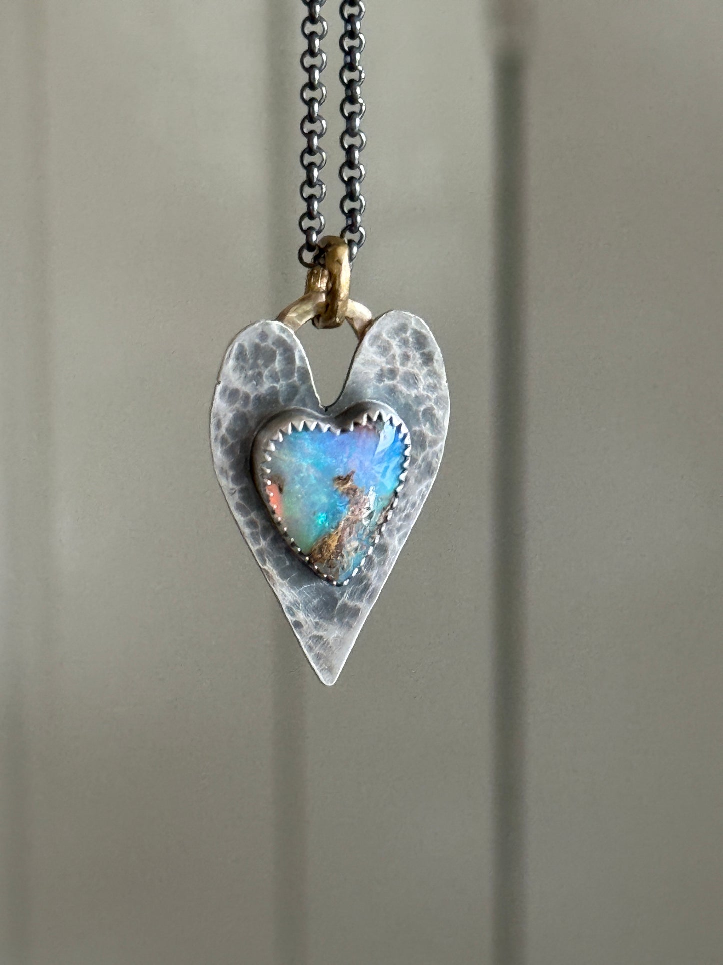 Heart Opal Pendant