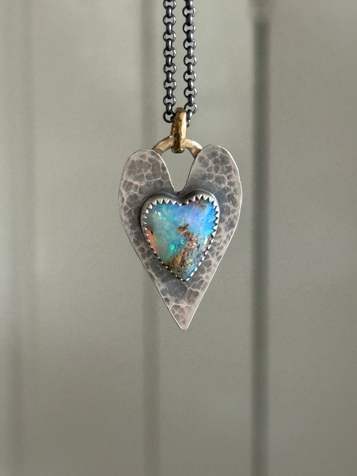 Heart Opal Pendant