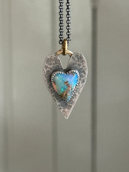 Heart Opal Pendant