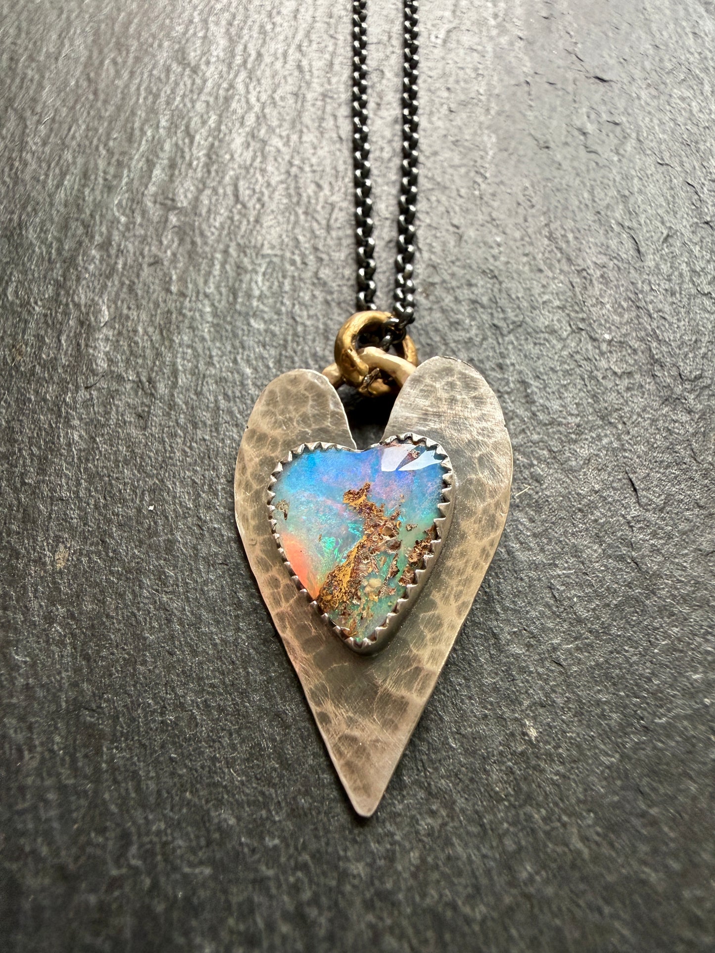 Heart Opal Pendant