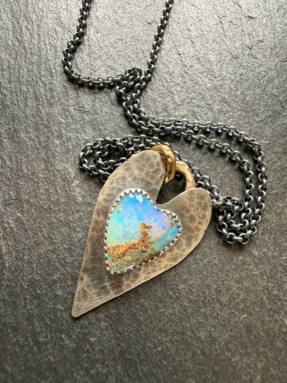 Heart Opal Pendant