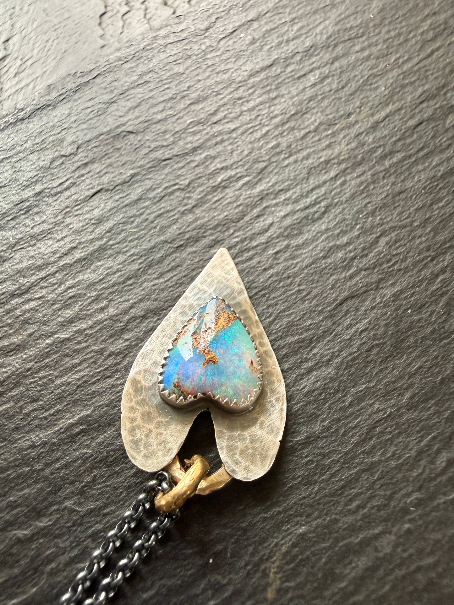 Heart Opal Pendant