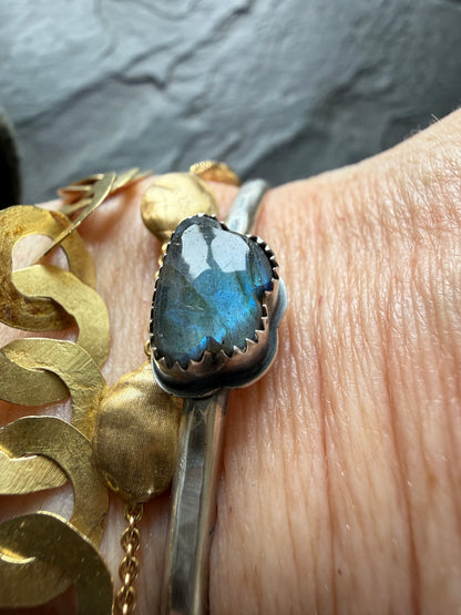 Labradorite Cloud Bangle