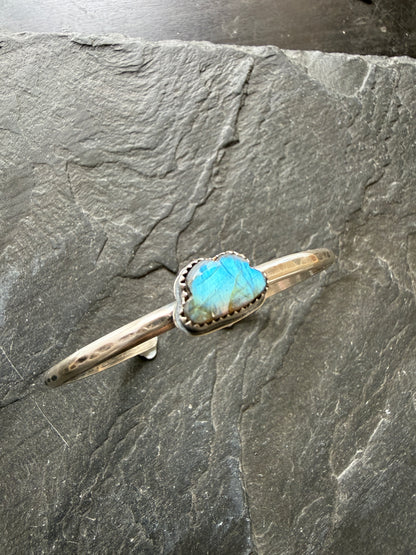 Labradorite Cloud Bangle
