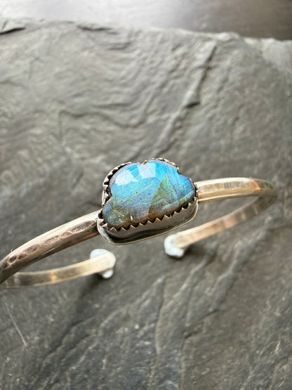 Labradorite Cloud Bangle