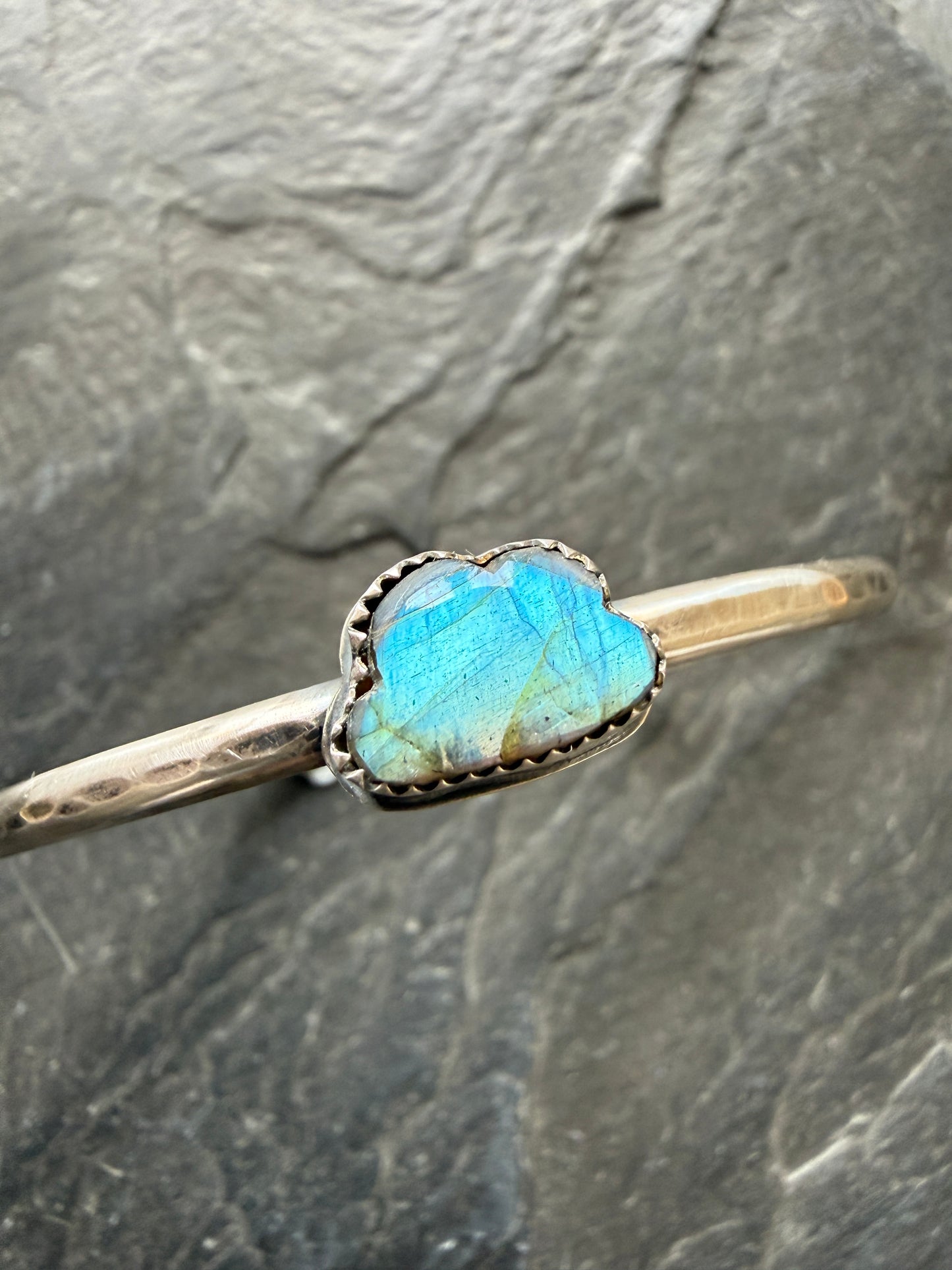Labradorite Cloud Bangle