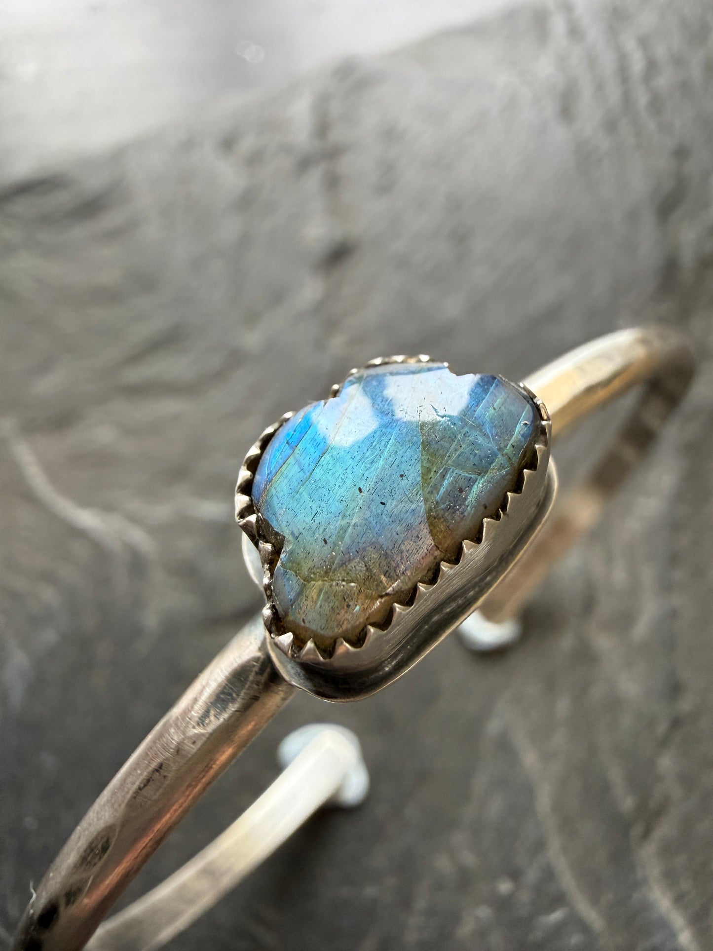 Labradorite Cloud Bangle