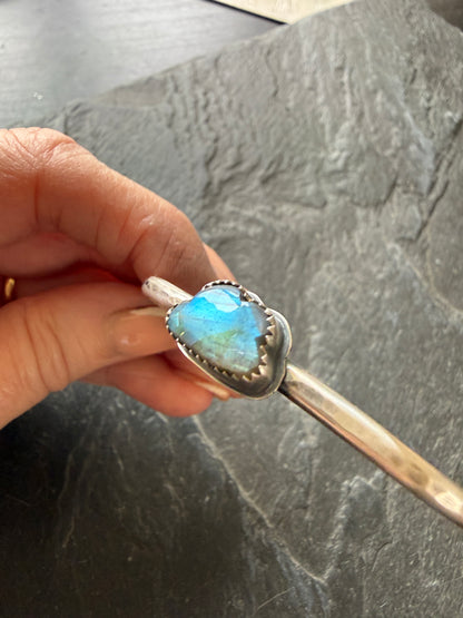 Labradorite Cloud Bangle
