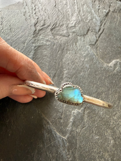 Labradorite Cloud Bangle