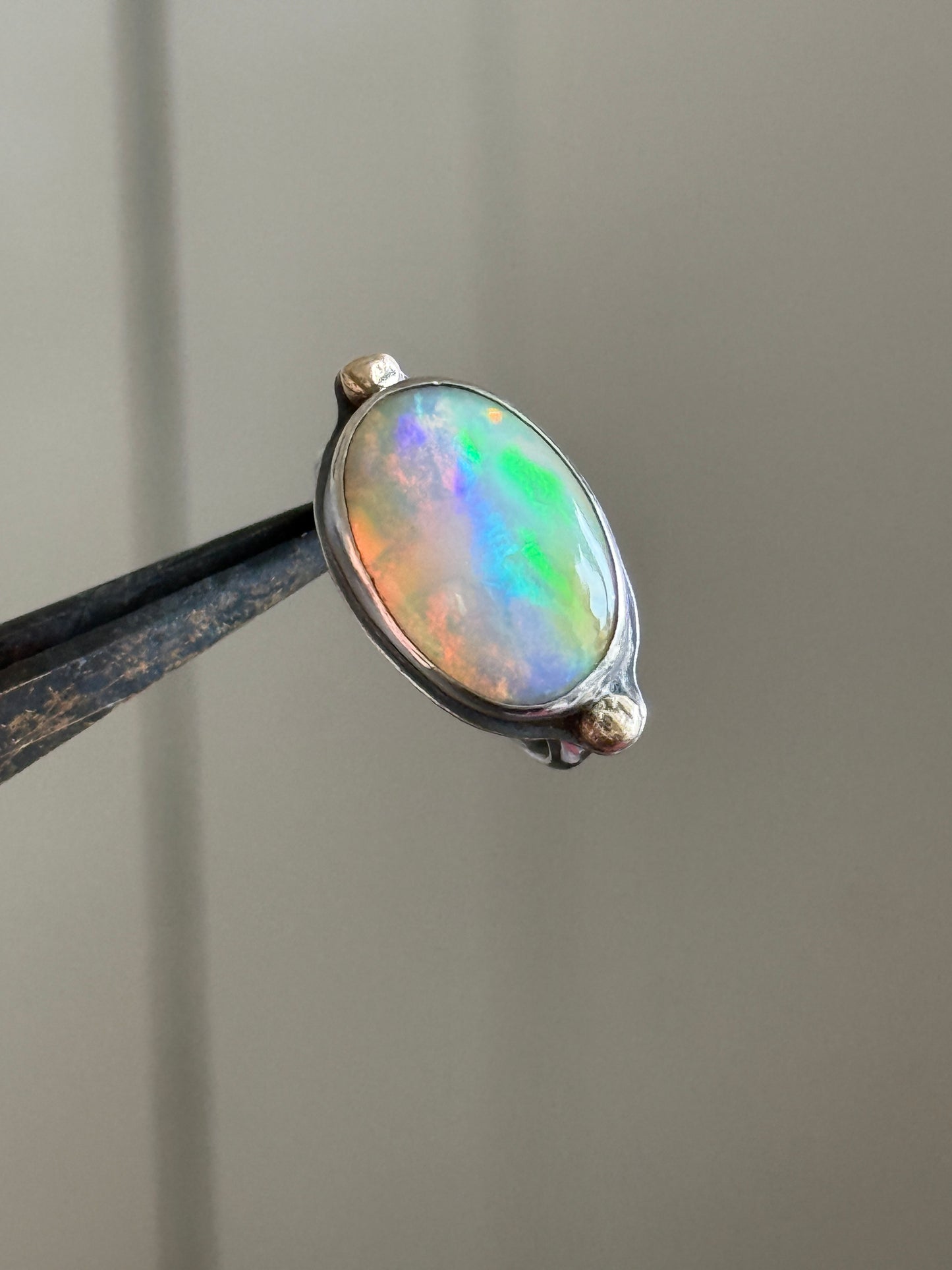 Ethiopian Opal Ring 6.5 US / M 1/2 UK
