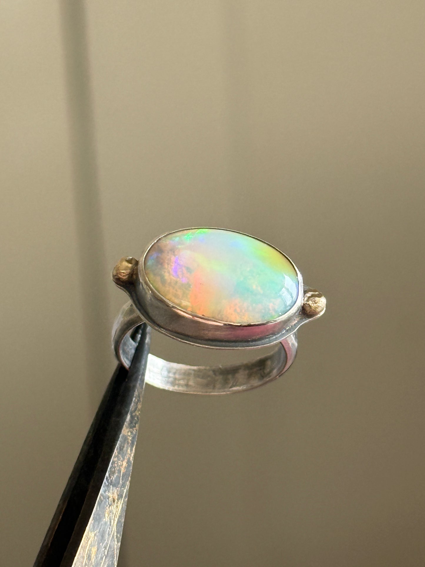 Ethiopian Opal Ring 6.5 US / M 1/2 UK