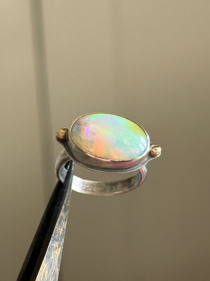 Ethiopian Opal Ring 6.5 US / M 1/2 UK