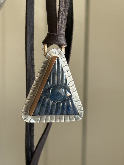 Evil Eye Labradorite Necklace