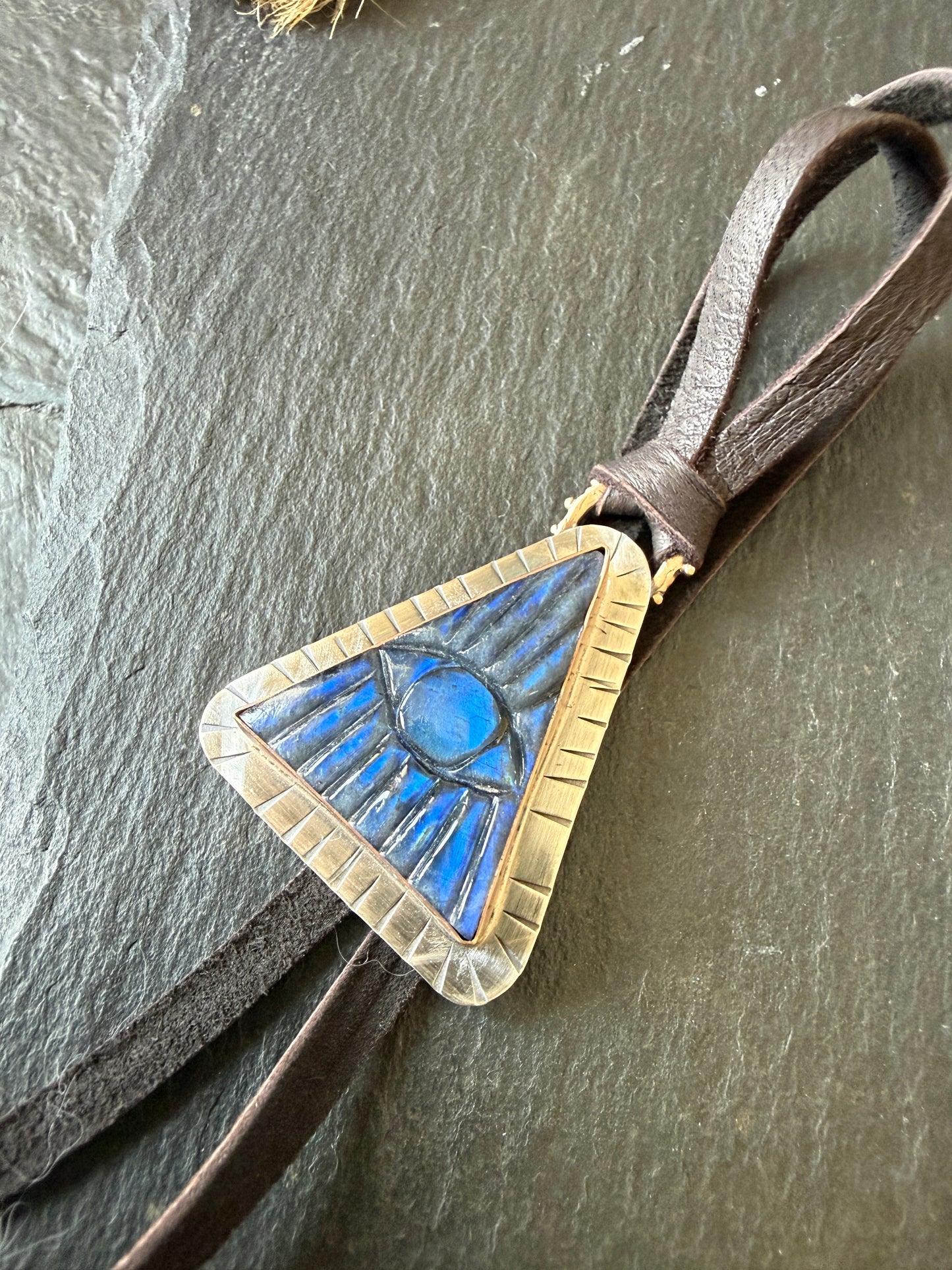 Evil Eye Labradorite Necklace