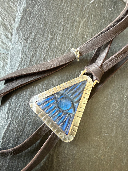 Evil Eye Labradorite Necklace