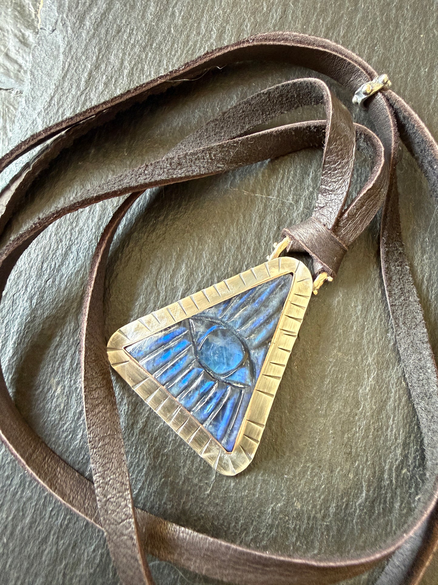 Evil Eye Labradorite Necklace