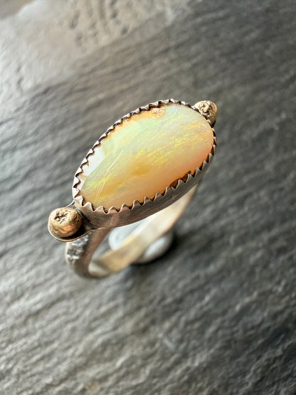 Opal Ring US 8 1/4 / UK Q