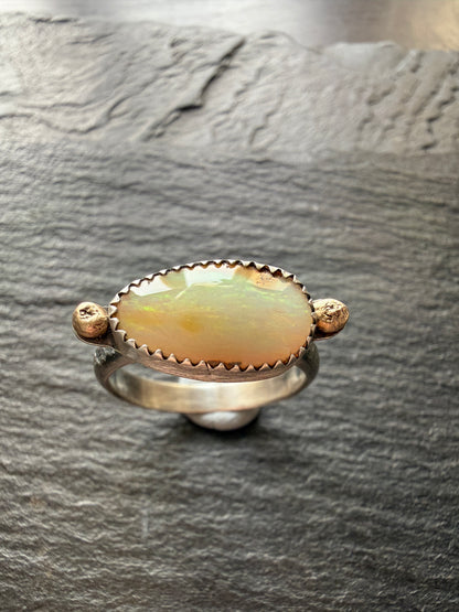 Opal Ring US 8 1/4 / UK Q