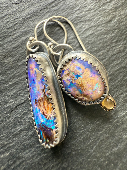 Mismatched Opal Earrings
