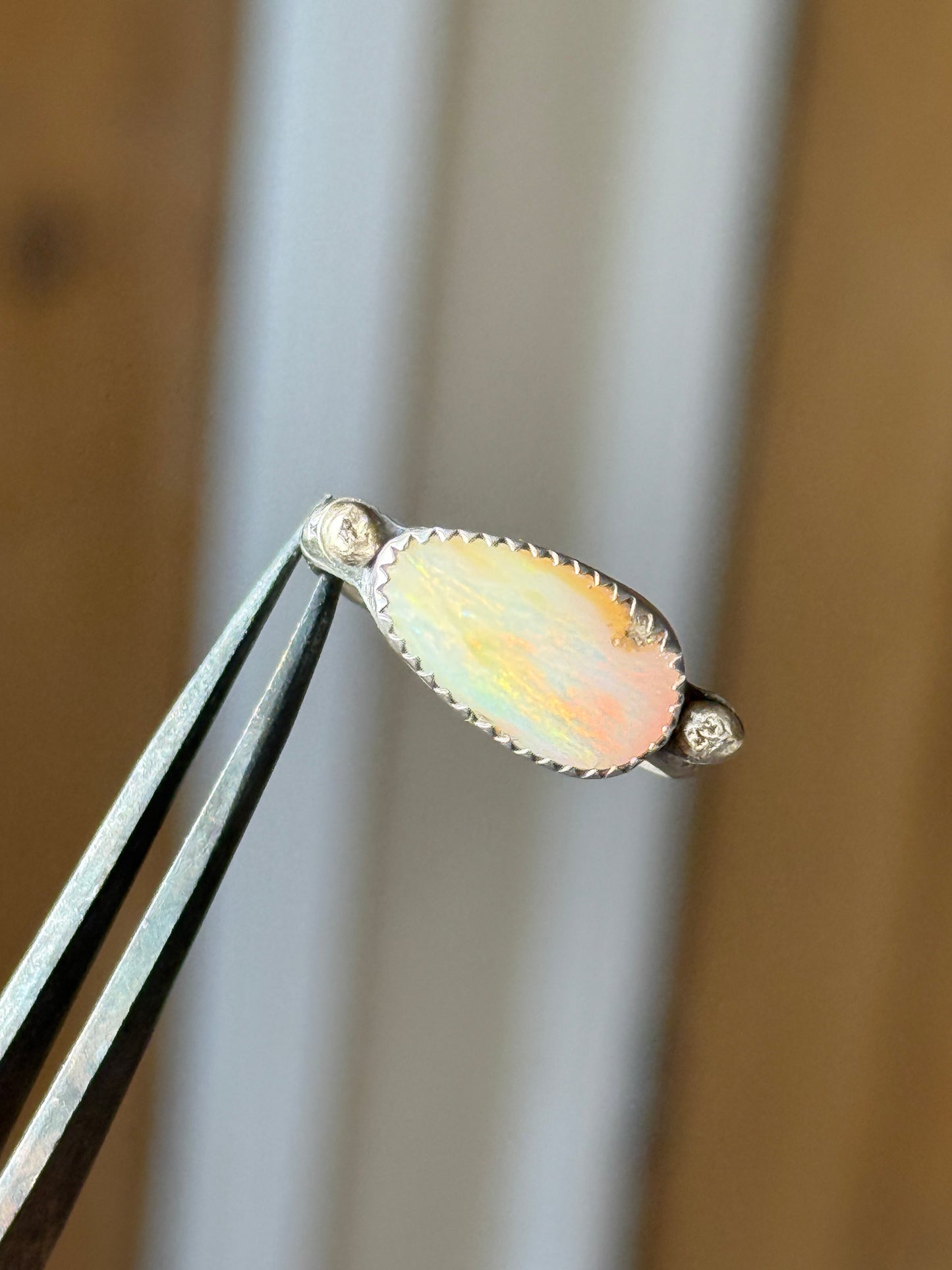 Opal Ring US 8 1/4 / UK Q