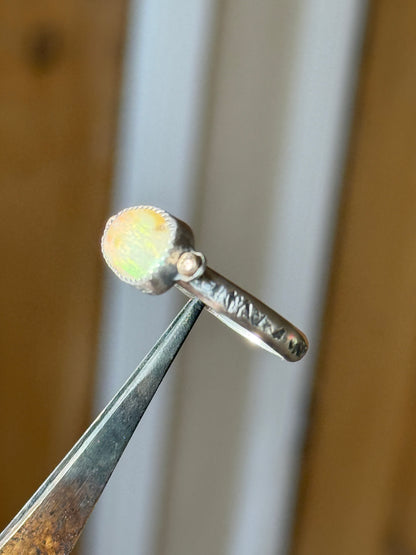 Opal Ring US 8 1/4 / UK Q