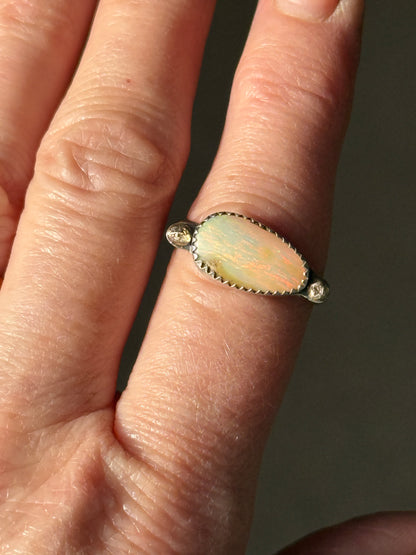 Opal Ring US 8 1/4 / UK Q