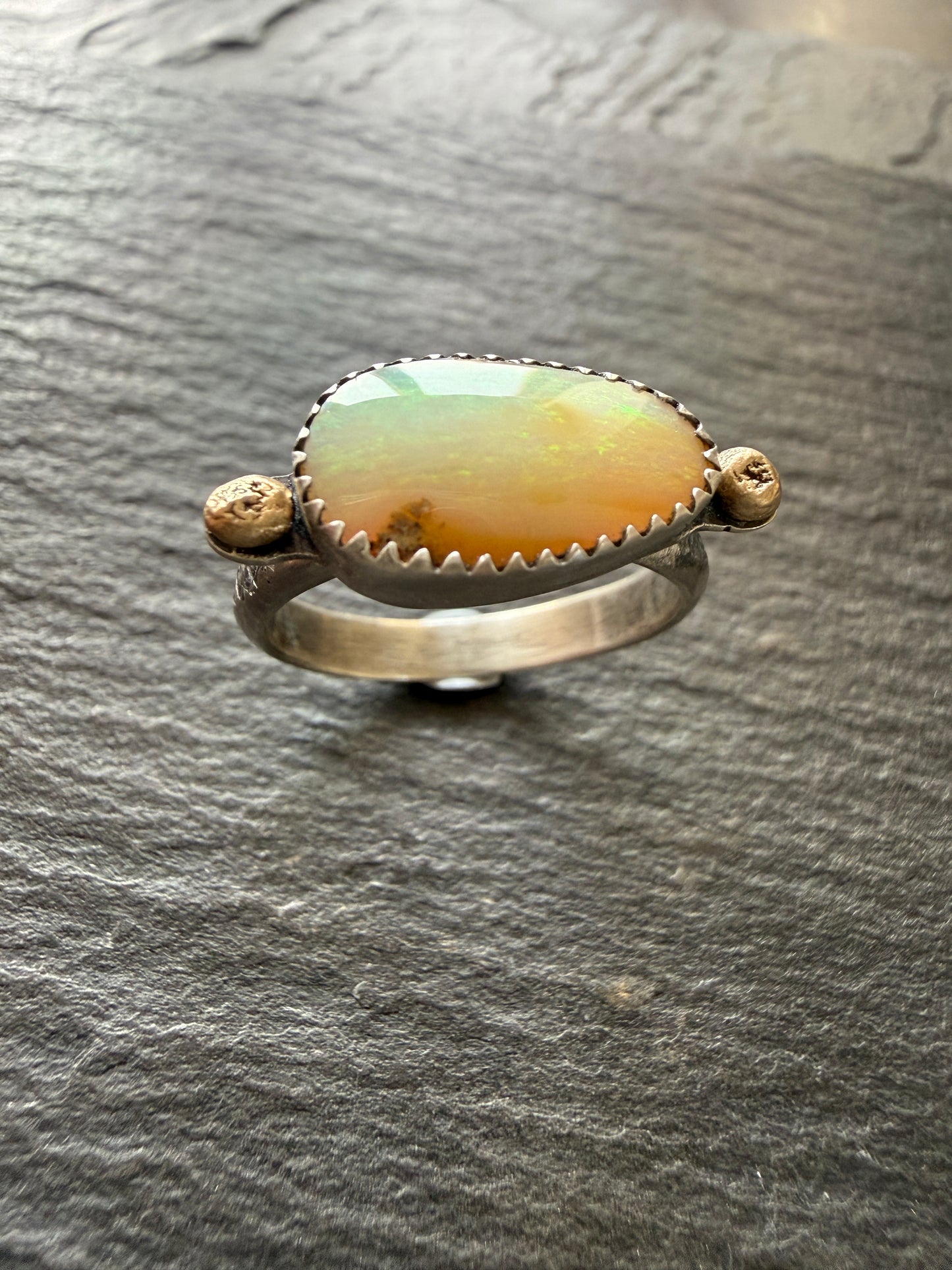 Opal Ring US 8 1/4 / UK Q