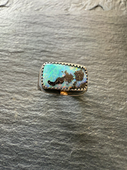 Blue Opal Ring size 7