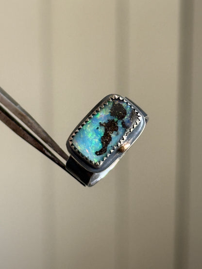 Blue Opal Ring size 7