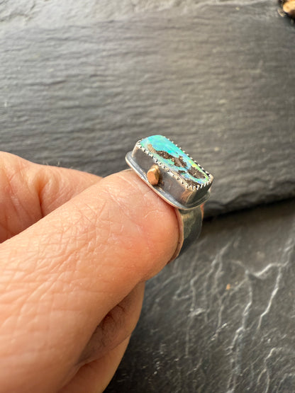 Blue Opal Ring size 7