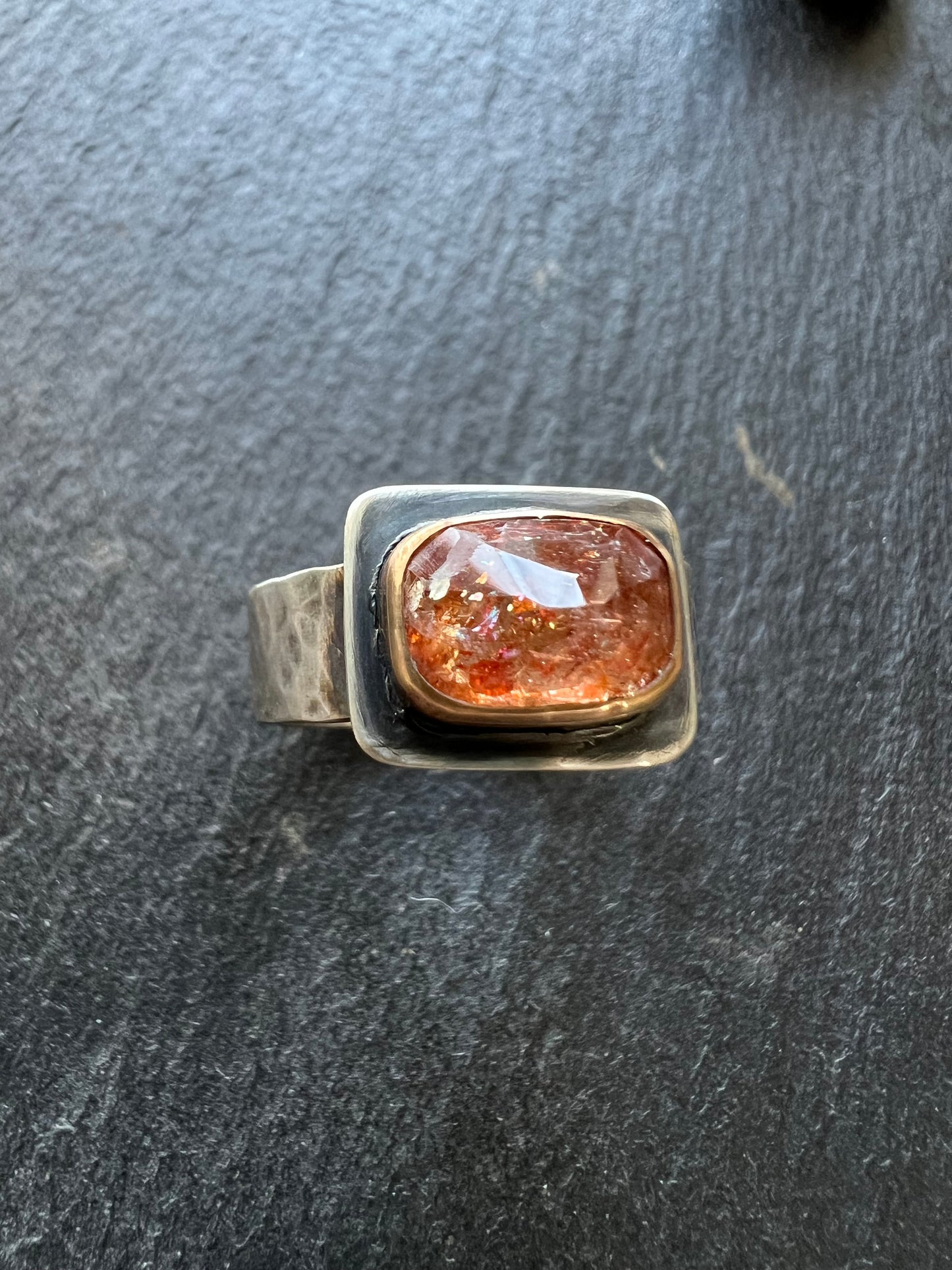 Sunstone ring