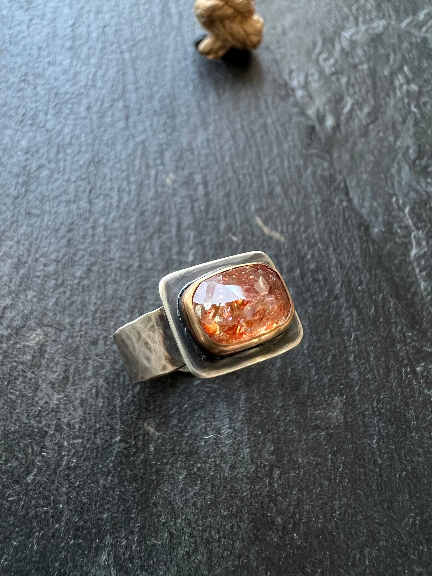 Sunstone ring