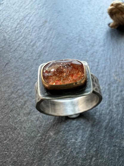 Sunstone ring