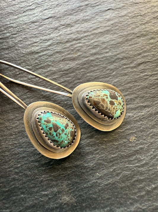 Turquoise drop earrings
