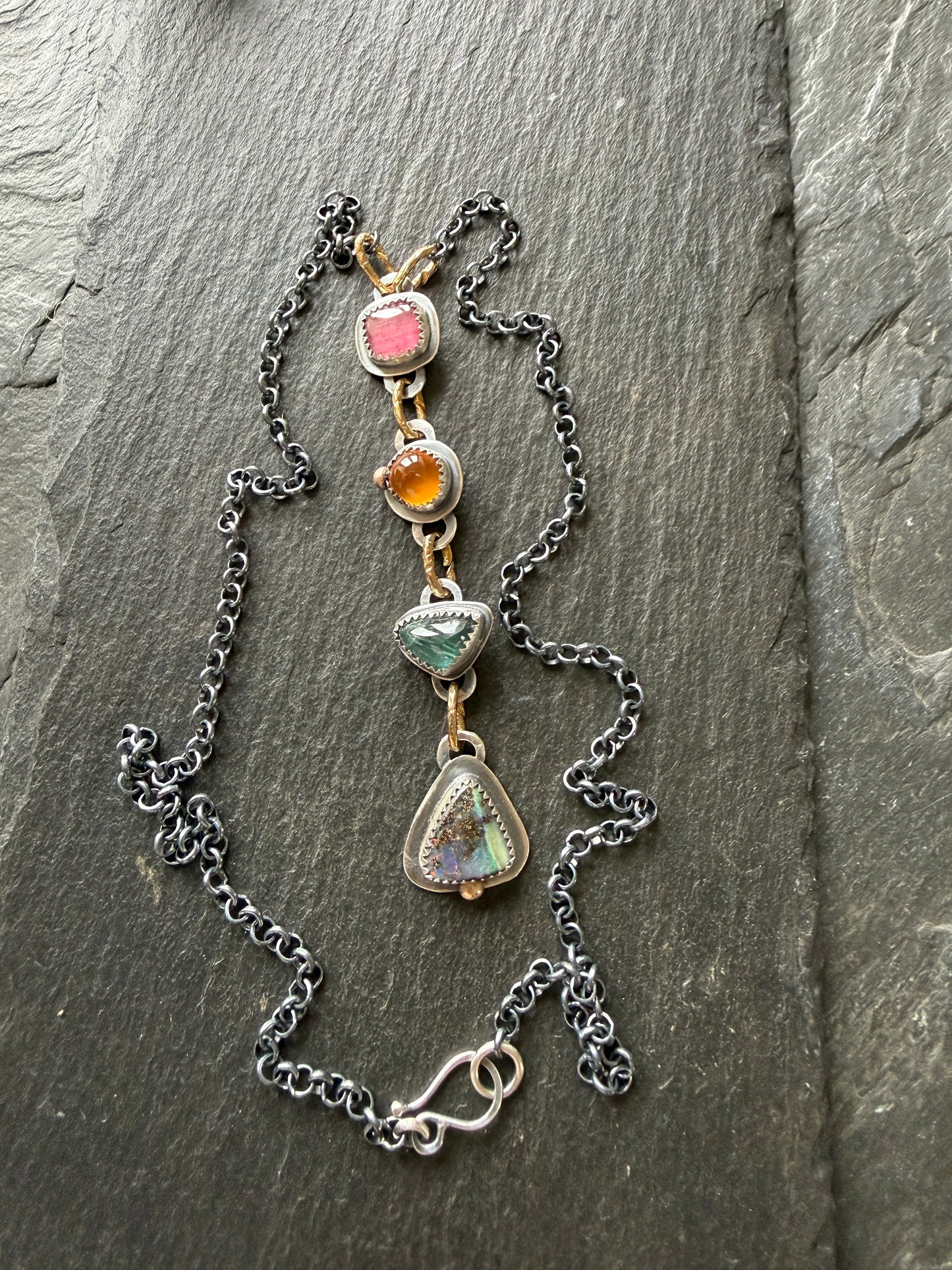 Boho Gemstone Necklace