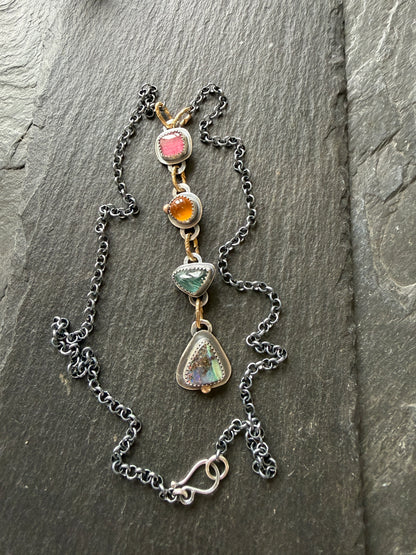 Boho Gemstone Necklace
