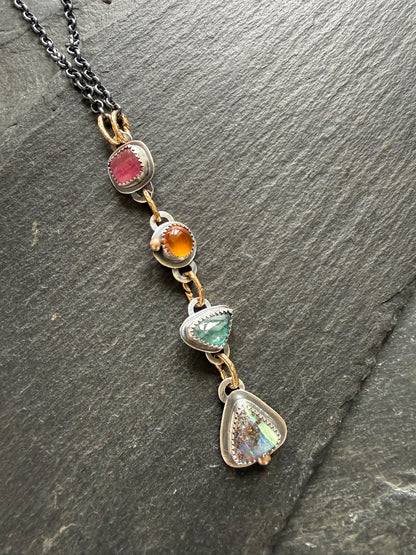 Boho Gemstone Necklace