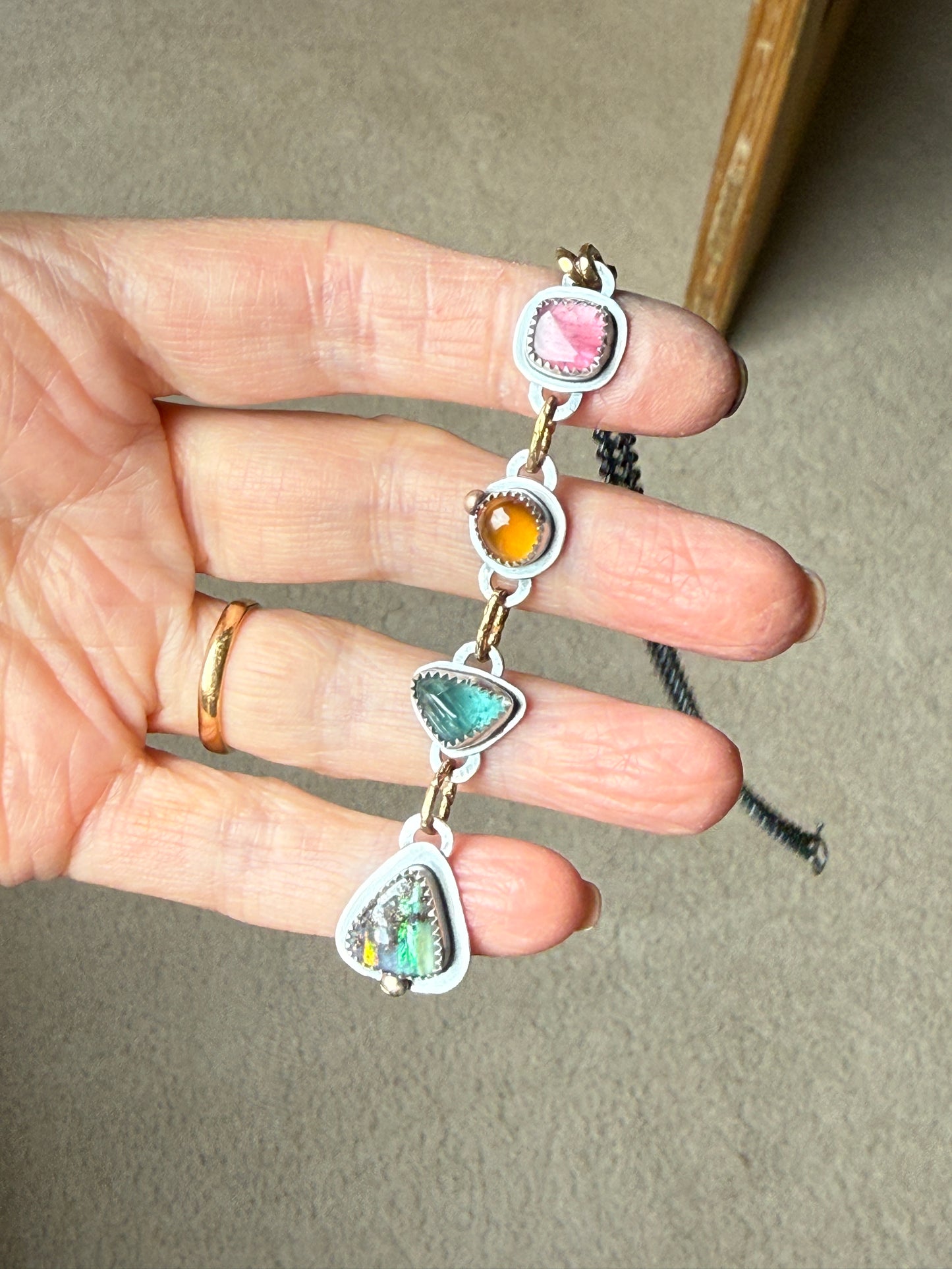 Boho Gemstone Necklace