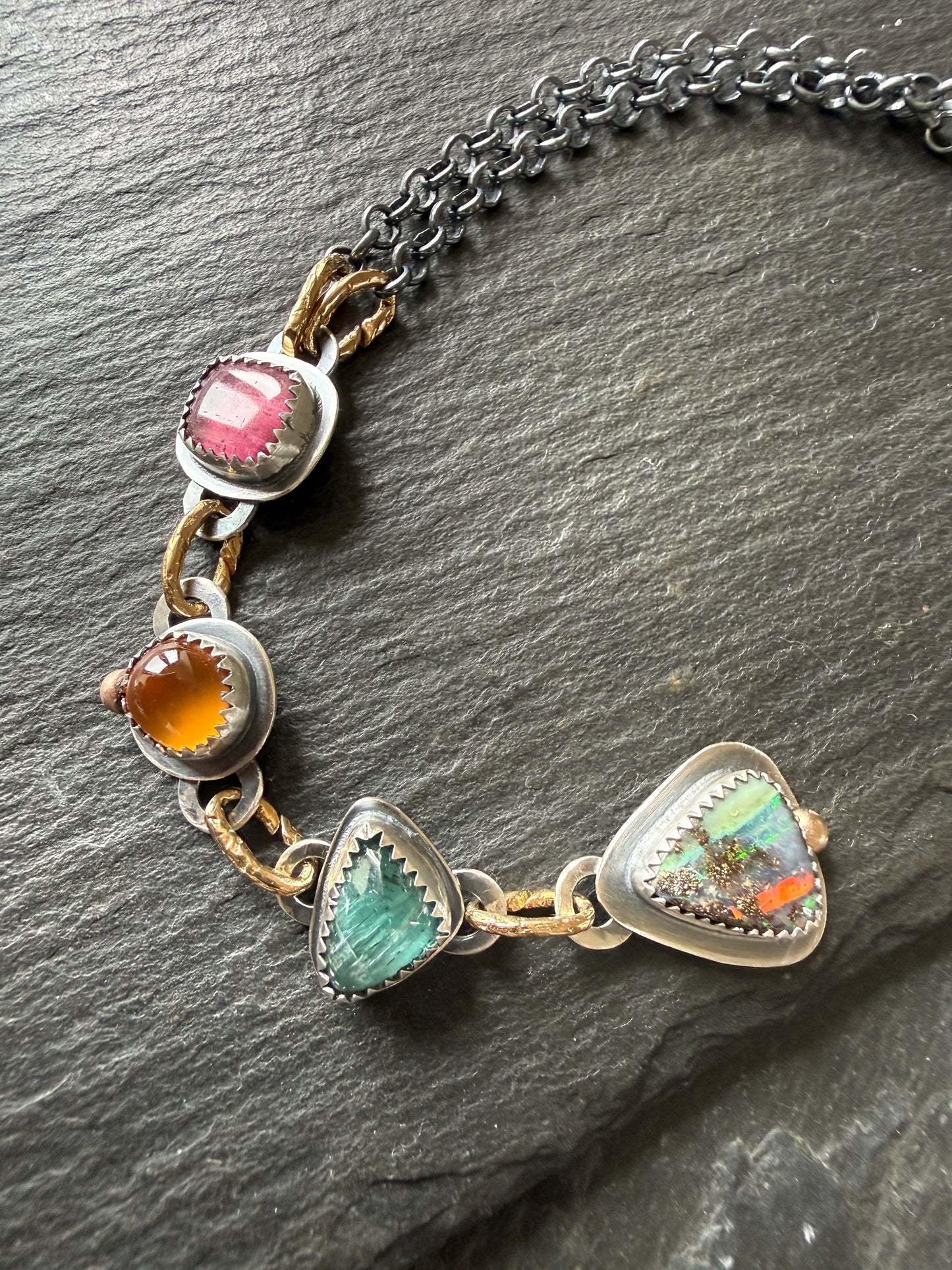 Boho Gemstone Necklace