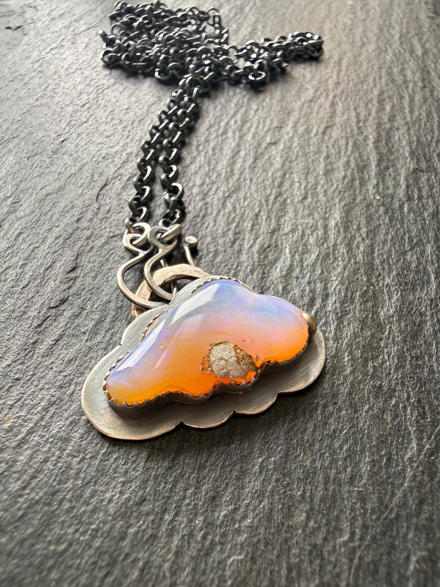 Pastel Opal Cloud Necklace