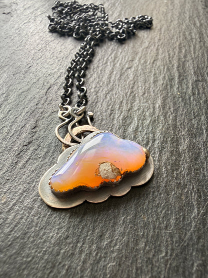 Pastel Opal Cloud Necklace