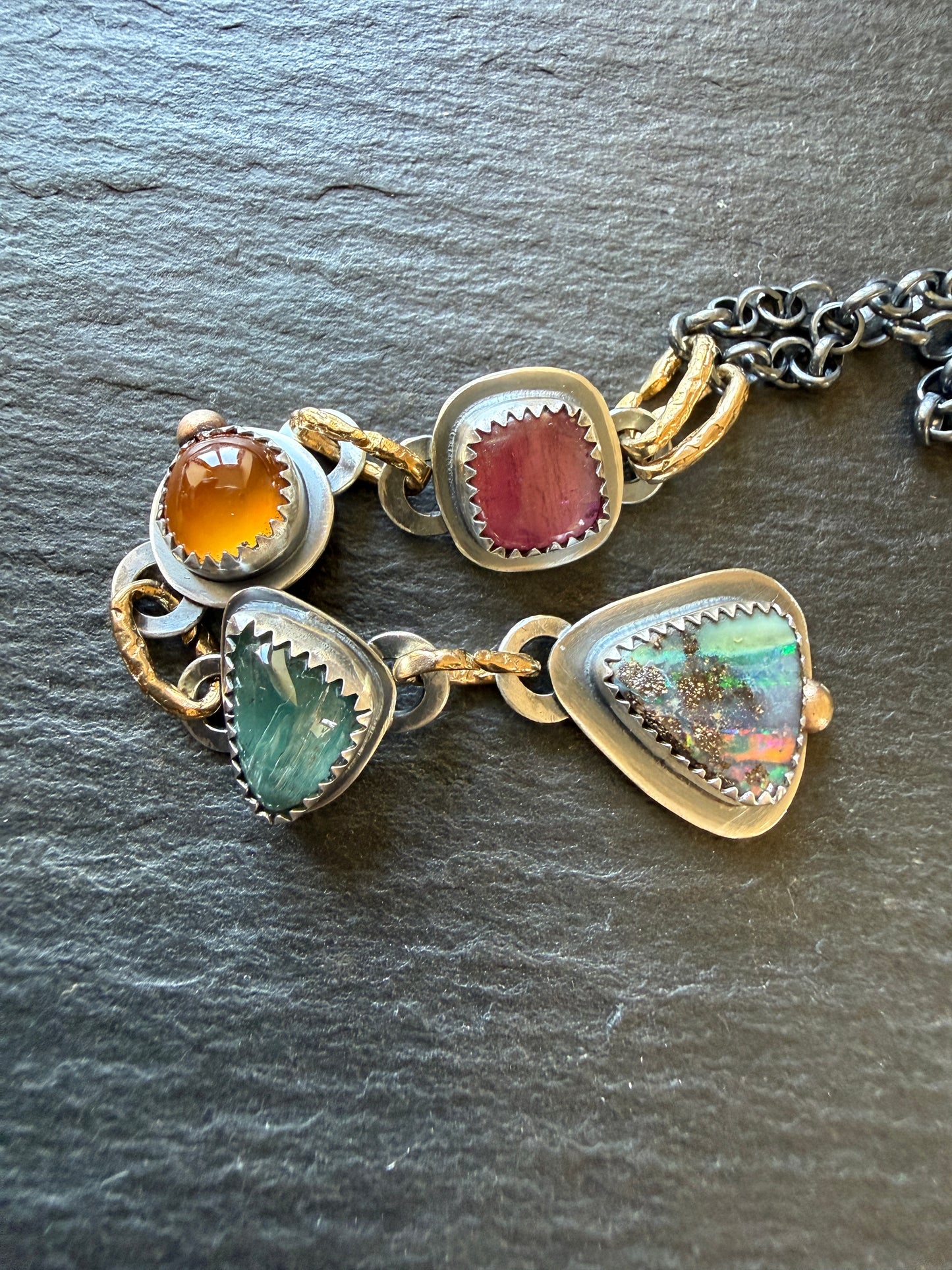 Boho Gemstone Necklace