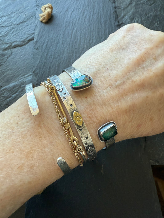 Open cuff bangle