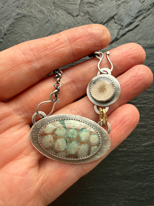 Fossilised Coral Necklace
