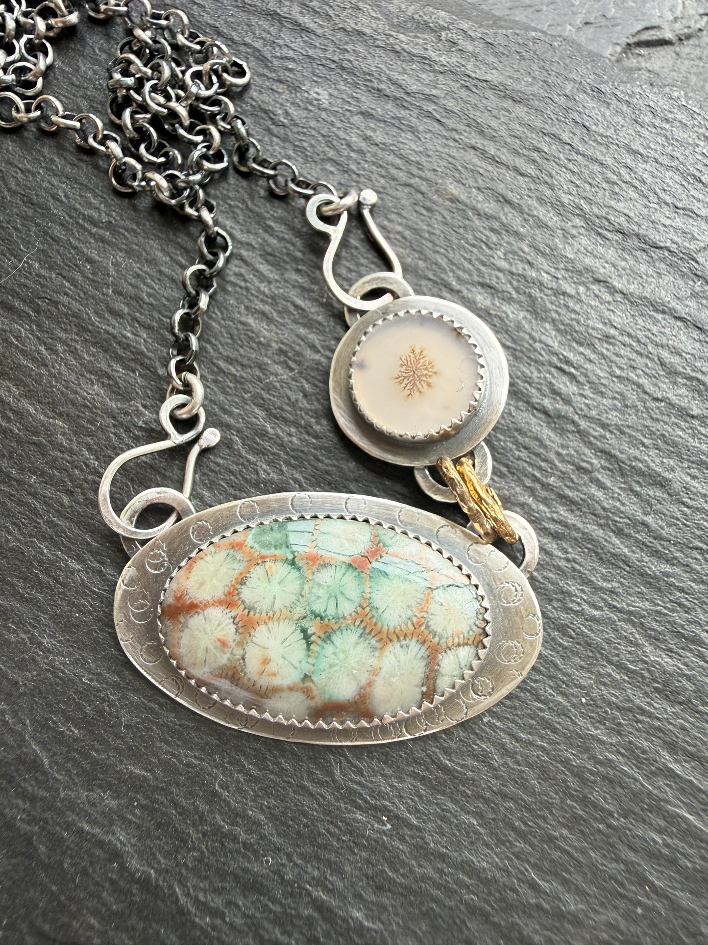 Fossilised Coral Necklace