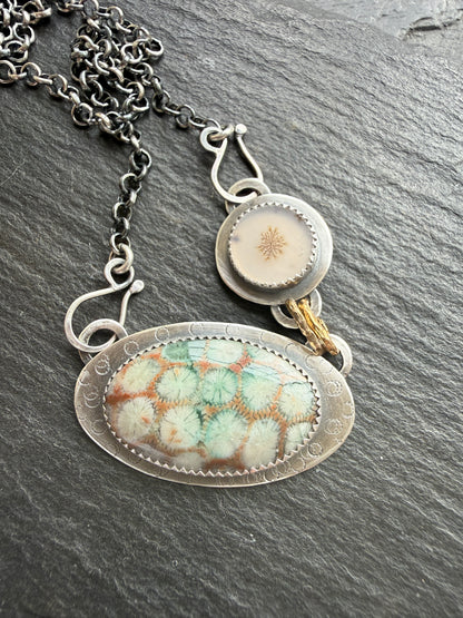 Fossilised Coral Necklace