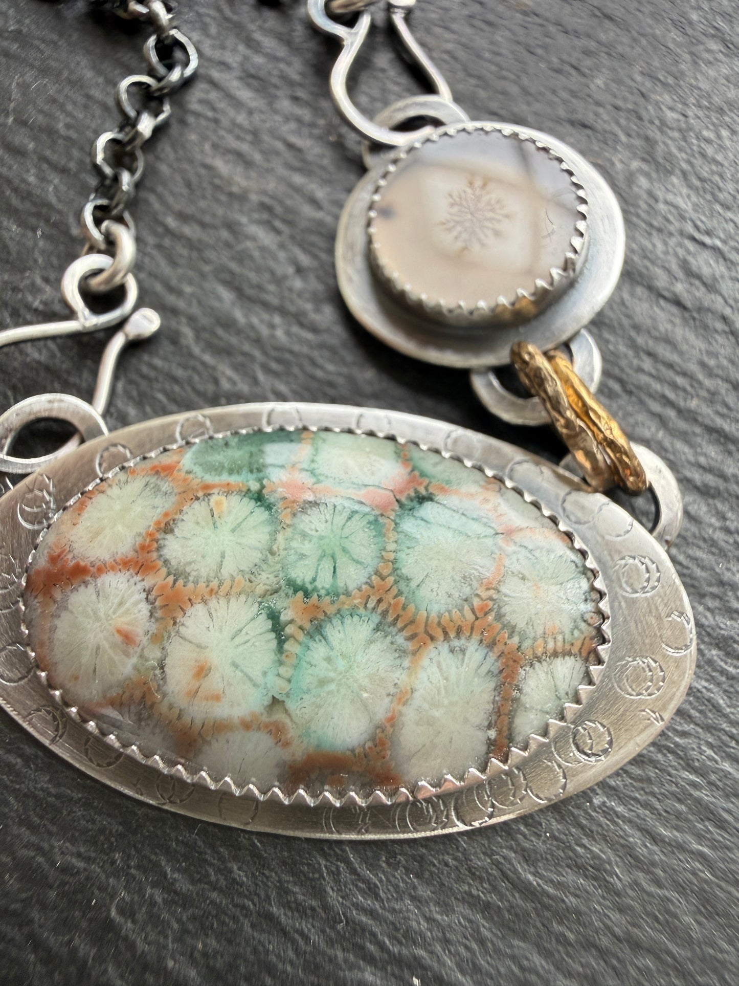 Fossilised Coral Necklace